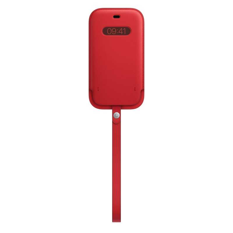 Funda Int. Cuero iPhone 12 Rojo - Fundas iPhone - Apple