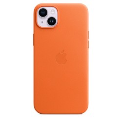 Funda Cuero iPhone 14 Plus Naranja - Fundas iPhone - Apple