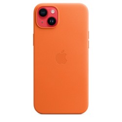 Funda Cuero iPhone 14 Plus Naranja - Fundas iPhone - Apple