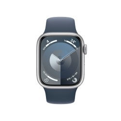 Watch 9 aluminio 41 Plata Correa Azul S/M - Apple Watch 9 - Apple