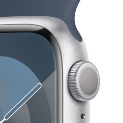 Watch 9 aluminio 41 Plata Correa Azul S/M - Apple Watch 9 - Apple