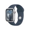 Watch 9 aluminio 41 Plata Correa Azul M/L - Apple Watch 9 - Apple