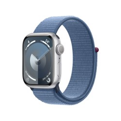 Watch 9 aluminio 41 Plata Correa Tejido Azul - Apple Watch 9 - Apple