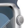 Watch 9 aluminio 45 Plata Correa azul S/M - Apple Watch 9 - Apple