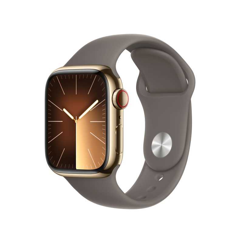 Watch 9 Acero 41 Cell Oro Correa Marrón S/M - Apple Watch 9 - Apple