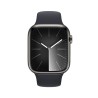 Watch 9 Acero 45 Cell Grafito Correa Negro M/L - Apple Watch 9 - Apple