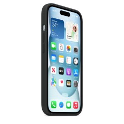 Funda iPhone 15 Silicona Negro - Fundas iPhone - Apple