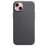 Funda tejido fino iPhone 15 Plus Negro - Fundas iPhone - Apple