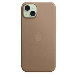 Funda tejido fino iPhone 15 Plus Gris Pardo - Fundas iPhone - Apple