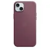 Funda tejido fino iPhone 15 Plus Burdeos - Fundas iPhone - Apple