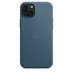 Funda tejido fino iPhone 15 Plus Azul - Fundas iPhone - Apple