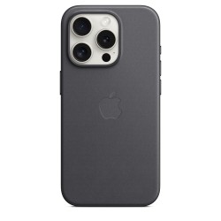 Funda tejido fino iPhone 15 Pro Negro - Fundas iPhone - Apple