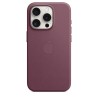 Funda tejido fino iPhone 15 Pro Burdeos - Fundas iPhone - Apple