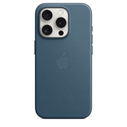 Funda tejido fino iPhone 15 Pro Azul - Fundas iPhone - Apple