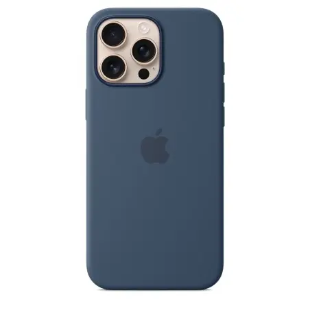 iPhone 16 Pro Max Silicone Case MagSafe Denim