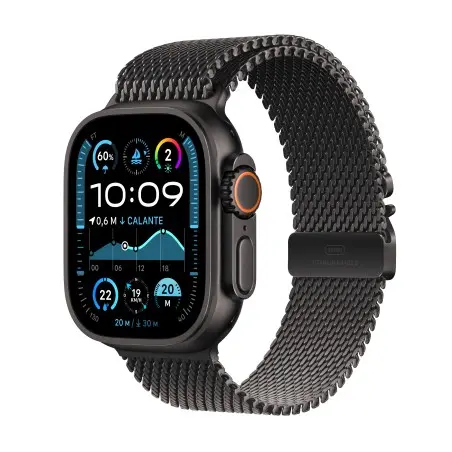 Apple Watch Ultra 2 Cellular 49mm Black Titanium Case Milanese S