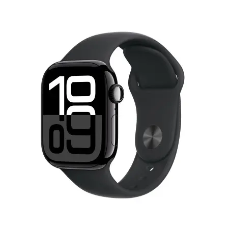 Apple Watch 10 42mm Jet Black Aluminium Case Sport M L