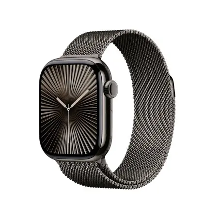 Apple Watch 10 Cellular 42mm Slate Titanium Case Milanese