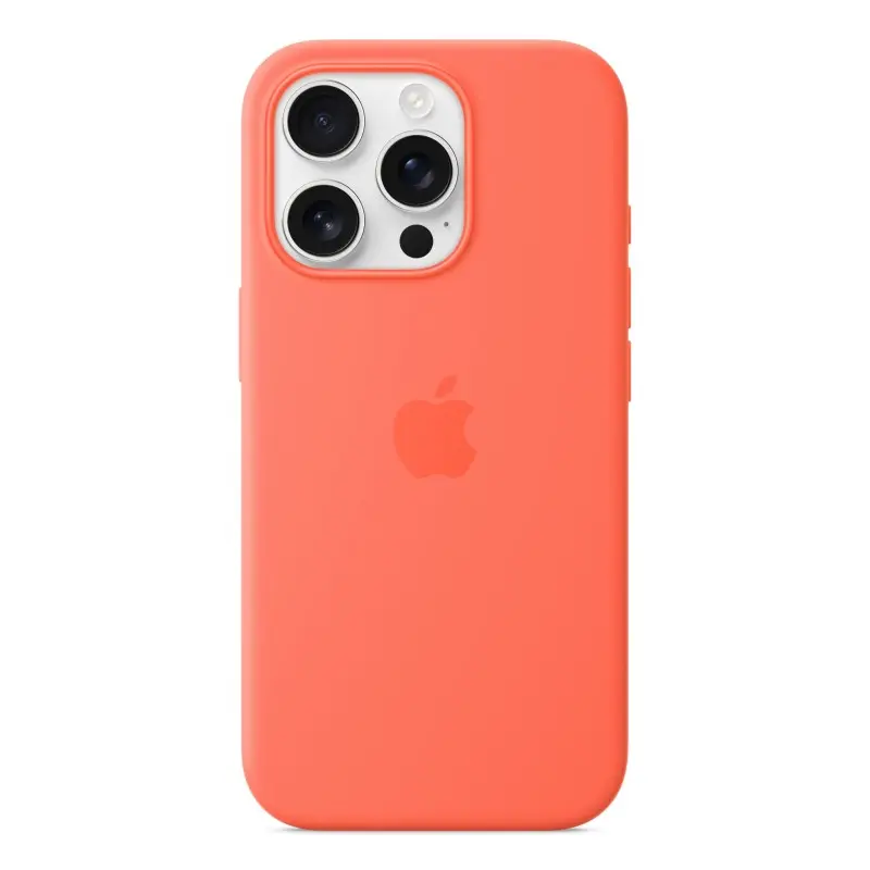 iPhone 16 Pro Silicone Case with MagSafe - Tangerine