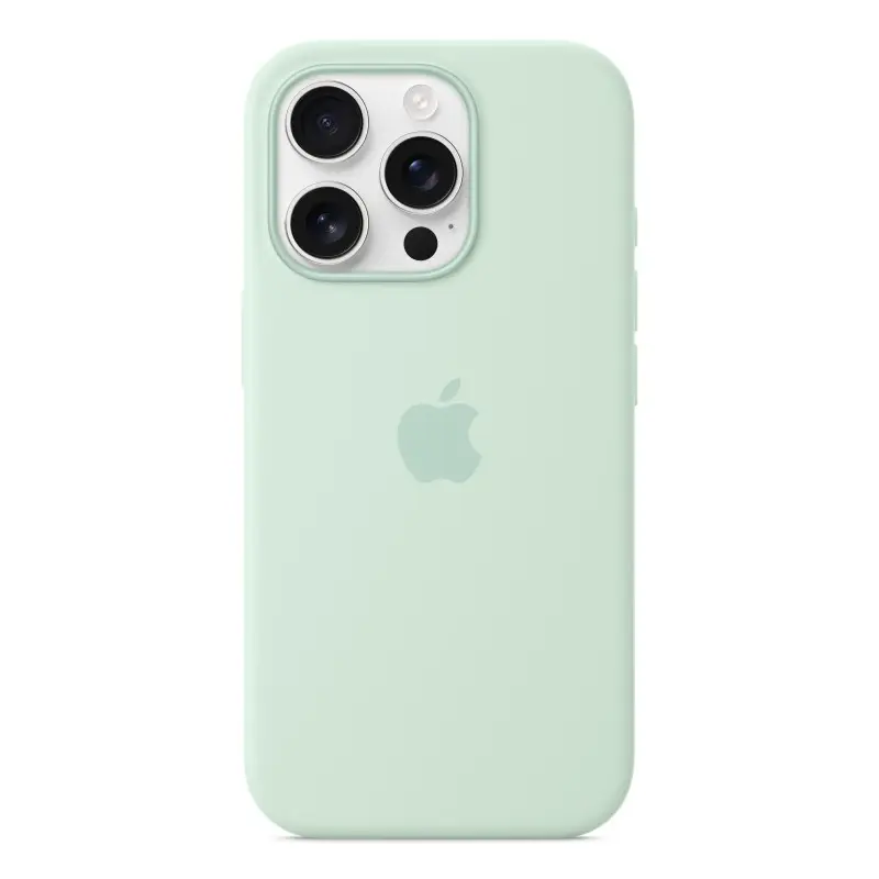 iPhone 16 Pro Silicone Case with MagSafe - Aquamarine