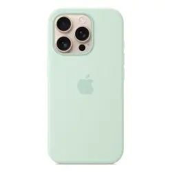 iPhone 16 Pro Silicone Case with MagSafe - Aquamarine
