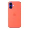 iPhone 16 Silicone Case with MagSafe - Tangerine