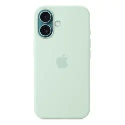 iPhone 16 Silicone Case with MagSafe - Aquamarine