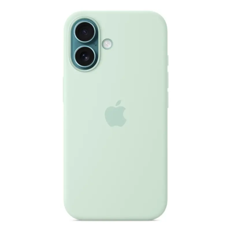 iPhone 16 Silicone Case with MagSafe - Aquamarine