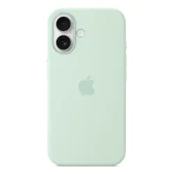 iPhone 16 Silicone Case with MagSafe - Aquamarine