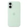 iPhone 16 Silicone Case with MagSafe - Aquamarine