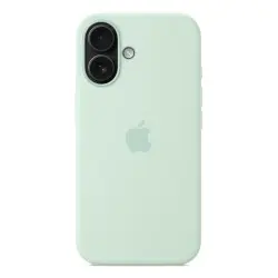 iPhone 16 Silicone Case with MagSafe - Aquamarine