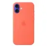 iPhone 16 Plus Silicone Case with MagSafe - Tangerine