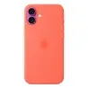 iPhone 16 Plus Silicone Case with MagSafe - Tangerine