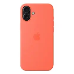iPhone 16 Plus Silicone Case with MagSafe - Tangerine