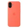 iPhone 16 Plus Silicone Case with MagSafe - Tangerine