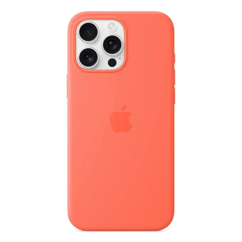 iPhone 16 Pro Max Silicone Case with MagSafe - Tangerine