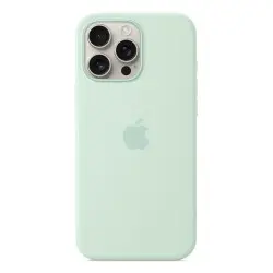 iPhone 16 Pro Max Silicone Case with MagSafe - Aquamarine