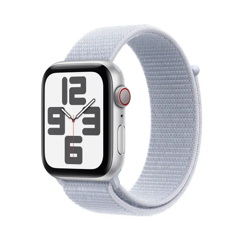 Watch SE Cell 44mm Plata Correa Azul cielo