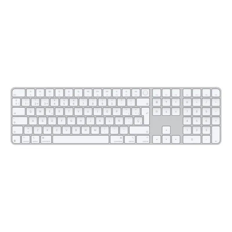 Magic Keyboard Blanco Touch ID y Teclado Numérico – Español Magic Keyboard Blanco Touch ID y Teclado Numérico – Español