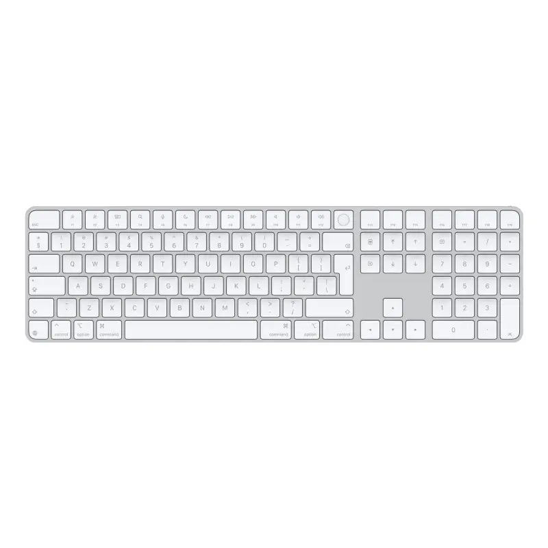 Magic Keyboard Blanco Touch ID y Teclado Numérico – Inglés Magic Keyboard Blanco Touch ID y Teclado Numérico – Inglés