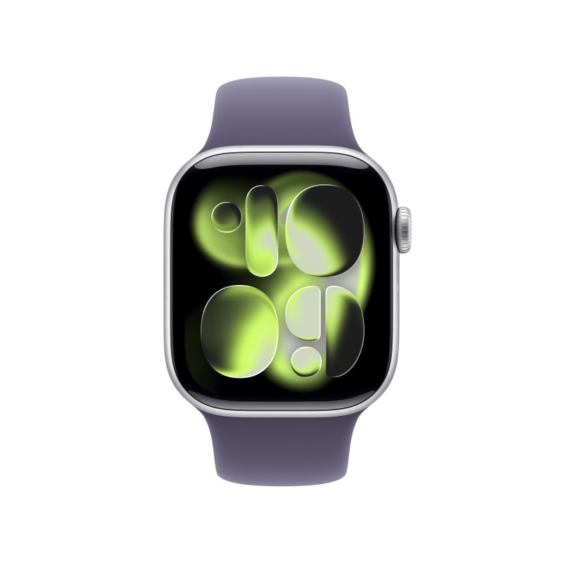 Watch 11 42 mm Plata Correa deportiva Niebla lila S/M Apple al por mayor en España 📦 