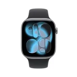 Watch 11 46mm Gris Espacial Correa deportiva negra M/L Apple al por mayor en España 📦 