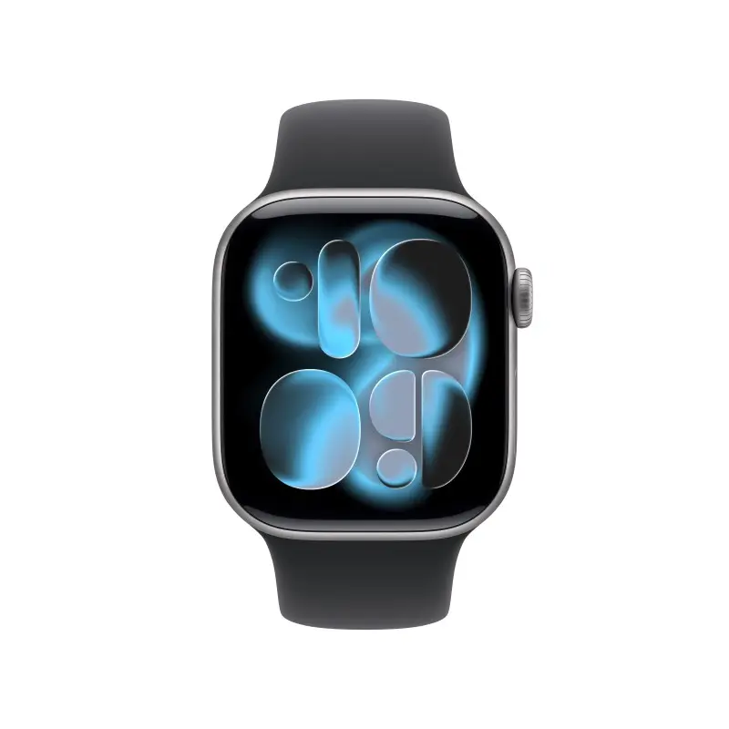 Watch 11 Cell 42mm Gris Espacial Correa deportiva negra S/M Apple al por mayor en España 📦 