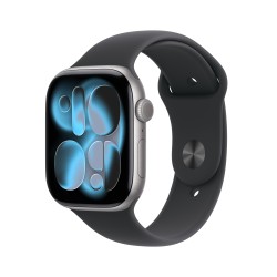 Watch 11 Cell 46mm Gris Espacial Correa deportiva negra M/L Apple al por mayor en España 📦 