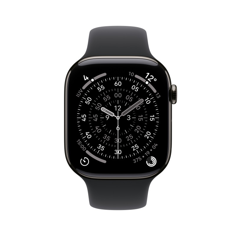 Watch 11 Cell 46mm Pizarra Correa deportiva negra S/M Apple al por mayor en España 📦 