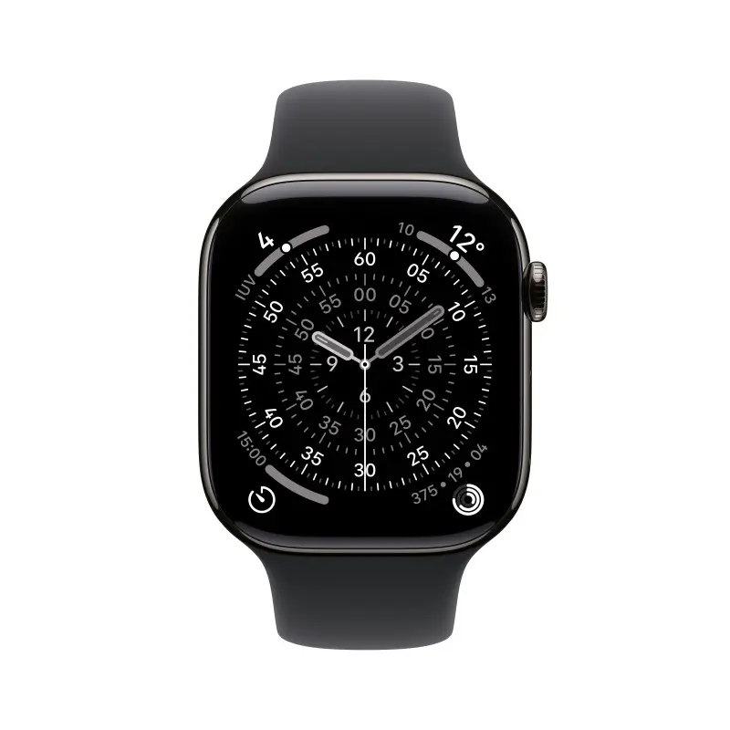 Watch 11&nbsp;Cell 46mm Pizarra Correa deportiva negra S/M Apple al por mayor en España 📦 