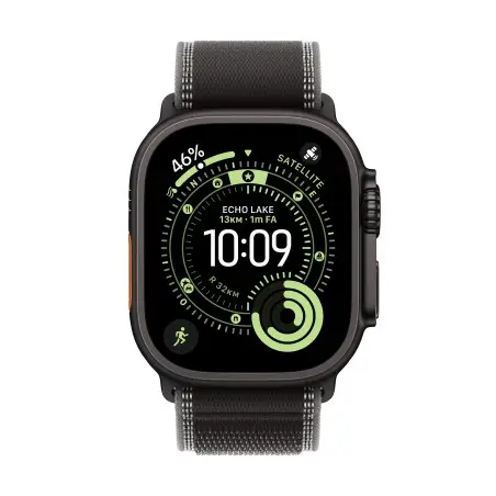 Watch Ultra 3 Cell 49mm Titanio Negro Correa negra carbón S/M — precio mayorista B2B