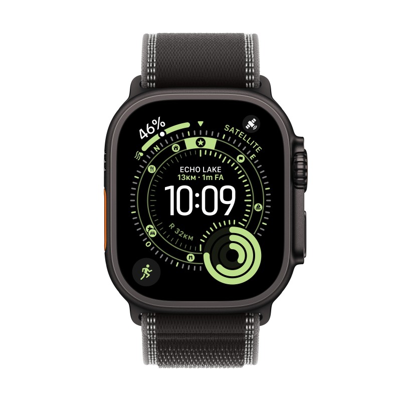 Watch Ultra 3 Cell 49mm Titanio Negro Correa negra carbón M/L Apple al por mayor en España 📦 
