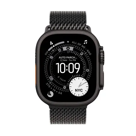 Watch Ultra 3 Cell 49mm Titanio Negro Correa Milanese Negra M — precio mayorista B2B