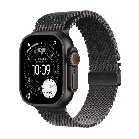 Watch Ultra 3 Cell 49mm Titanio Negro Correa Milanese Negra L — precio mayorista B2B